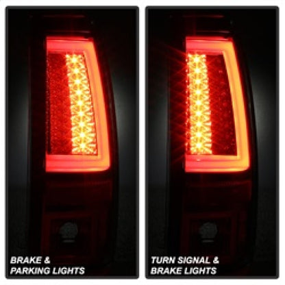 Spyder Chevy Silverado 1500/2500 03-06 Version 2 LED Tail Lights - Red Clear ALT-YD-CS03V2-LED-RC 5081926