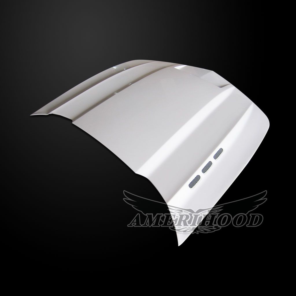 AmeriHood - Chevrolet Camaro 2010-2013 Type-SMS Style Functional Heat Extractor Ram Air Hood