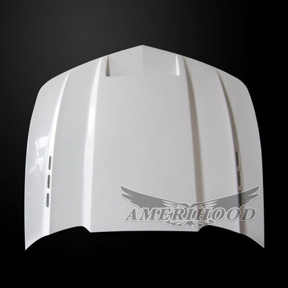 AmeriHood - Chevrolet Camaro 2010-2013 Type-SMS Style Functional Heat Extractor Ram Air Hood