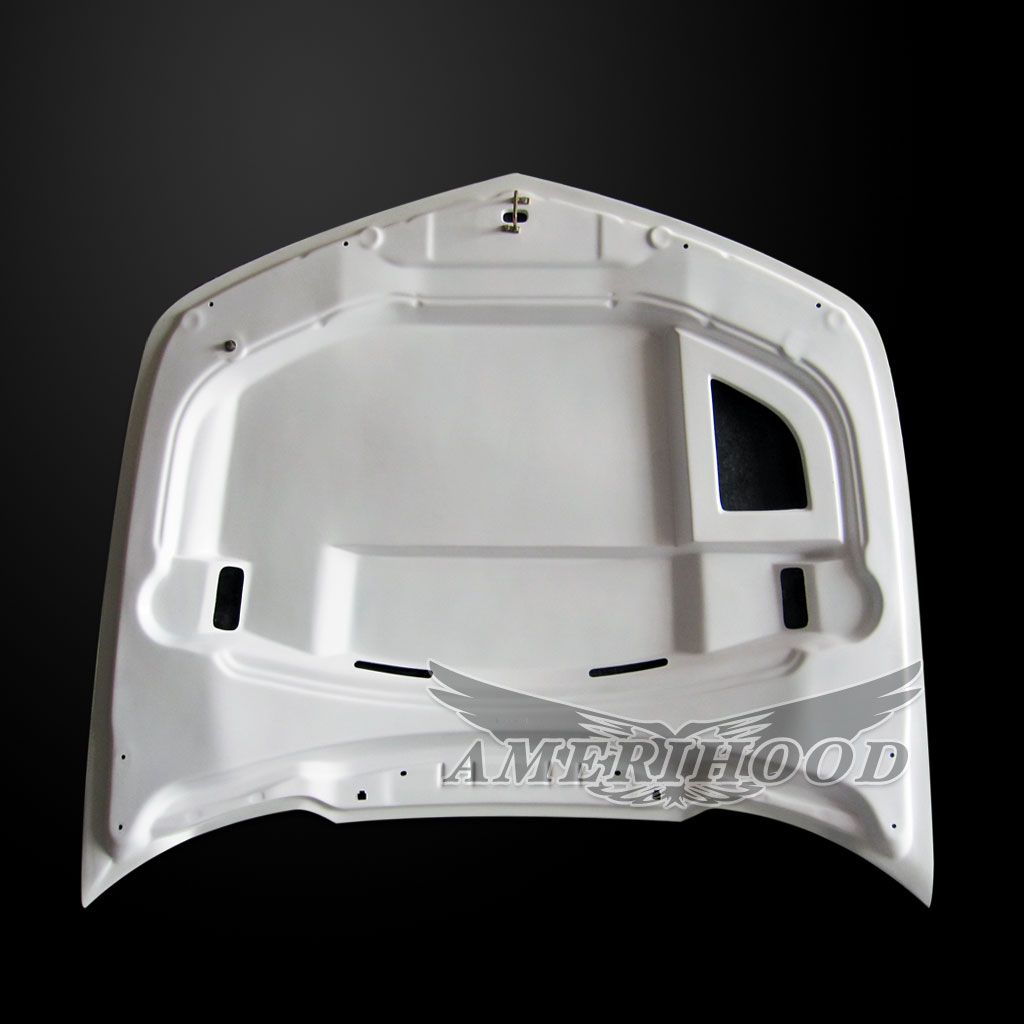 AmeriHood - Chevrolet Camaro LS/LT 2014-2015 V6 ONLY Type-SMS Style Functional Heat Extractor Ram Air Hood