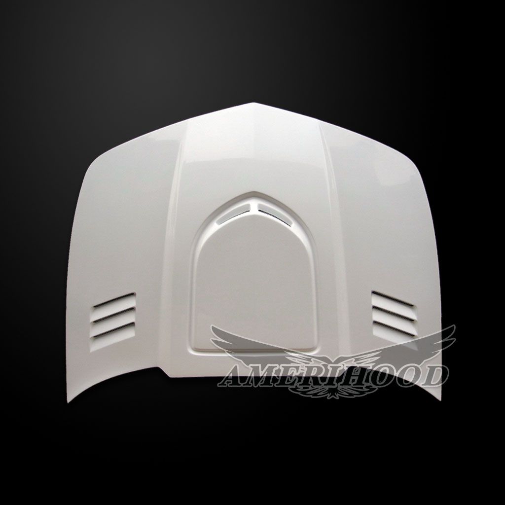 AmeriHood - Chevrolet Camaro LS/LT 2014-2015 V6 Only Type-TR Style Functional Heat Extractor Ram Air Hood