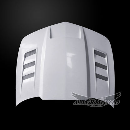 AmeriHood - Chevrolet Camaro 2010-2013 Type-VIP Style Functional Heat Extractor Ram Air Hood