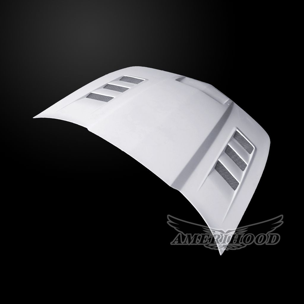 AmeriHood - Chevrolet Camaro LS/LT 2014-2015 V6 ONLY Type-VIP Style Functional Heat Extractor Ram Air Hood
