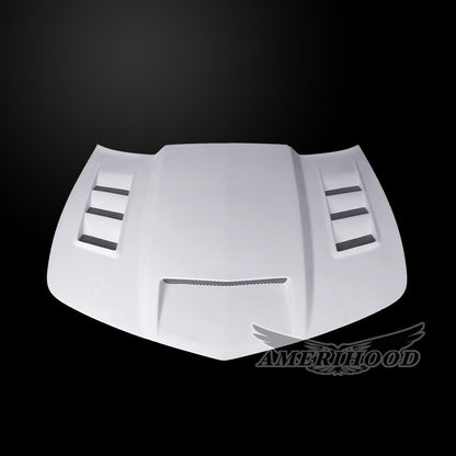 AmeriHood - Chevrolet Camaro LS/LT 2014-2015 V6 ONLY Type-VIP Style Functional Heat Extractor Ram Air Hood