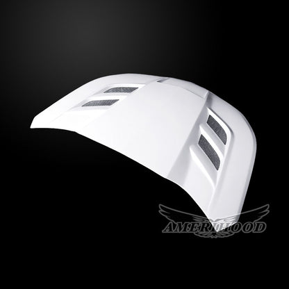 AmeriHood - Chevrolet Camaro 2016-2024 VIP Style Functional Heat Extractor Ram Air Hood