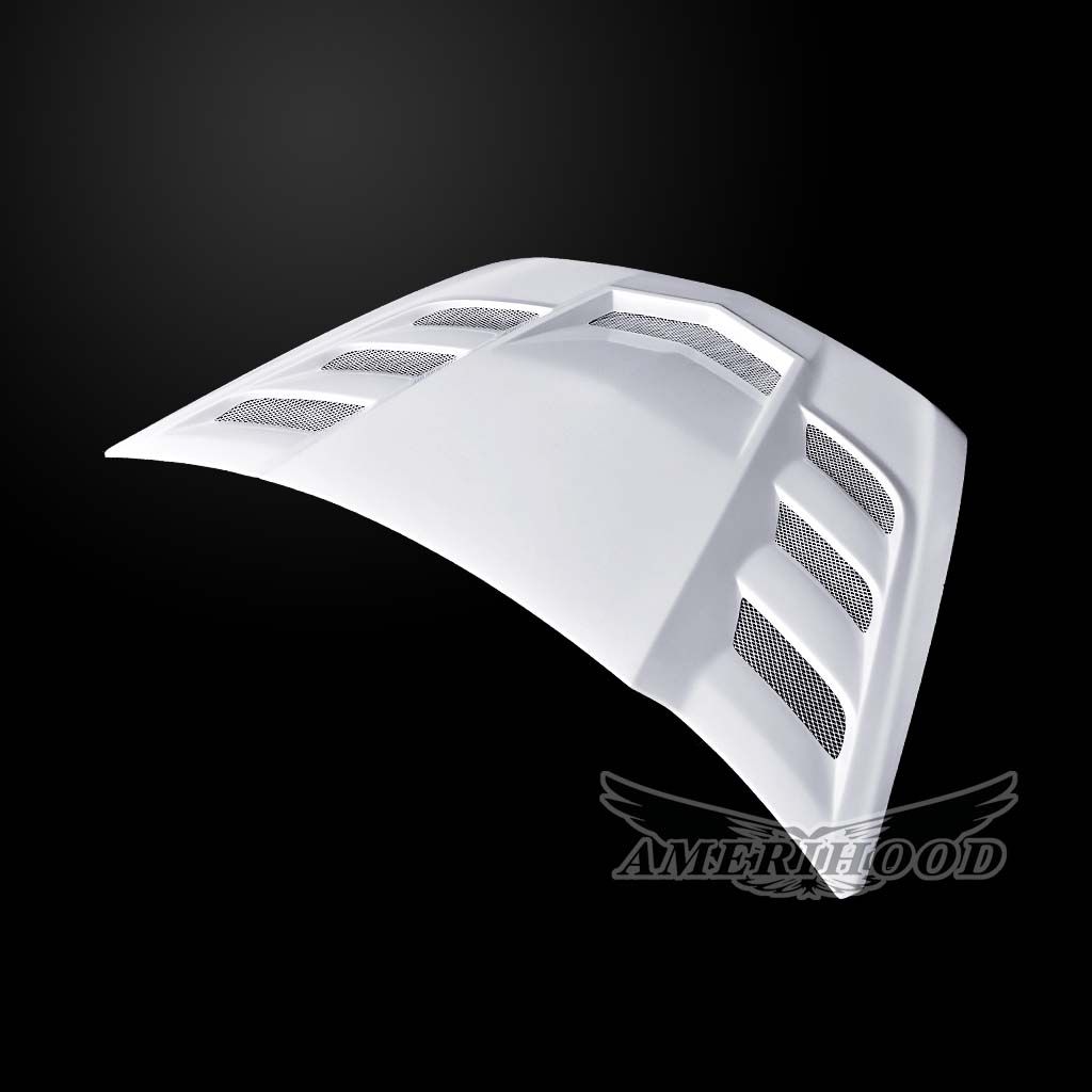 AmeriHood - Cadillac CTS WAGON NON-V Model 2010-2014 VIP Style Functional Heat Extraction Hood