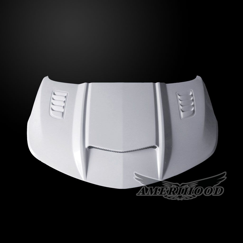 AmeriHood - Chevrolet Cruze 2016-2019 Type-SMS Style Functional Heat Extractor Ram Air Hood