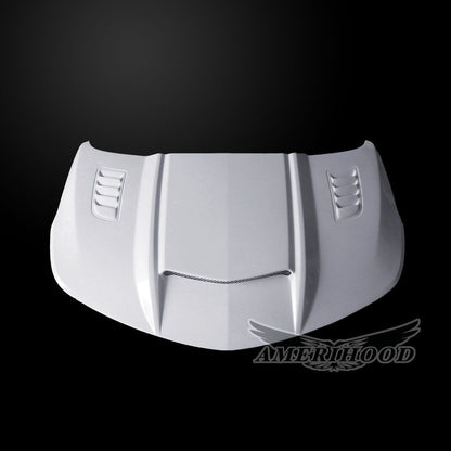 AmeriHood - Chevrolet Cruze 2016-2019 Type-SMS Style Functional Heat Extractor Ram Air Hood