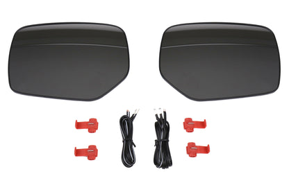 OLM Wide Angle Convex Mirrors with Turn Signals (clear) - 2015+ WRX / 2015+ STI