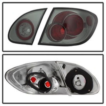 Spyder Toyota Corolla 03-08 Euro Style Tail Lights Smoke ALT-YD-TC03-SM 5033673