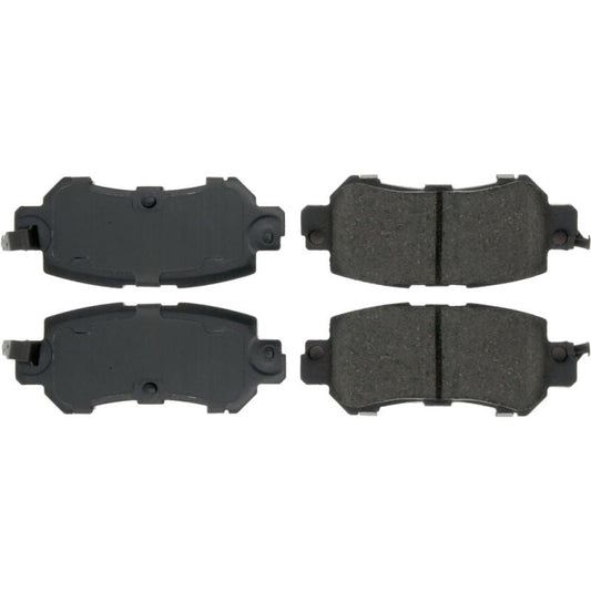 Posi-Quiet 10 / 12-17 Nissan GT-R Premium Semi-Metallic Front Brake Pads