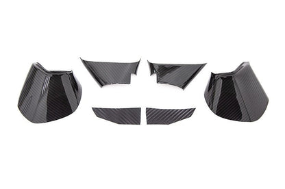 OLM LE Dry Carbon Fiber Lower Mirror Mount Cover - 2015-2021 Subaru WRX / STI / 2015-2017 Crosstrek