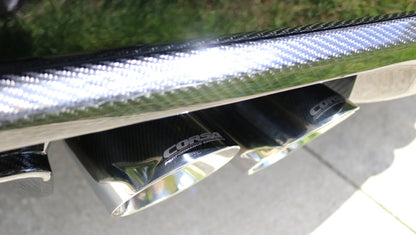 Corsa Performance 16-18 Cadillac ATS 3.6T 4in Inlet / 4in Outlet Twin Polished Tip
