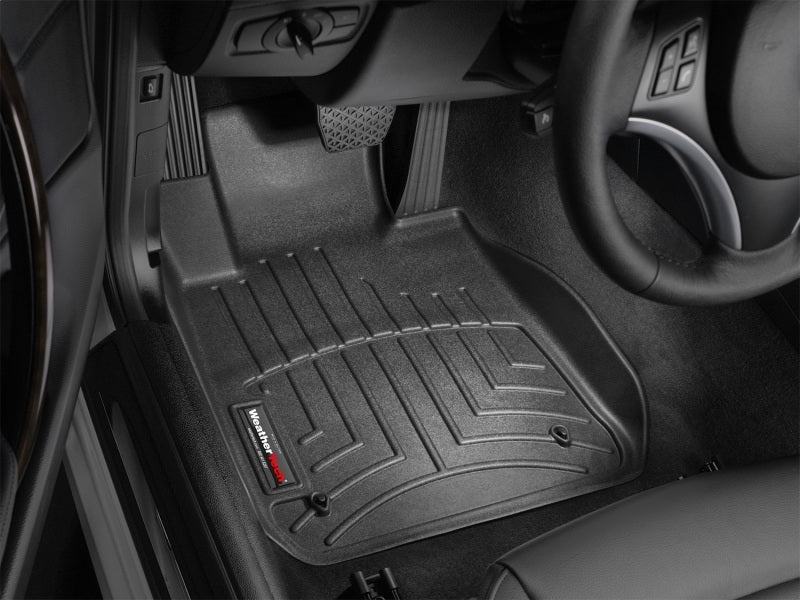 WeatherTech 08+ BMW 1-Series (E82/E88) Front FloorLiner - Black
