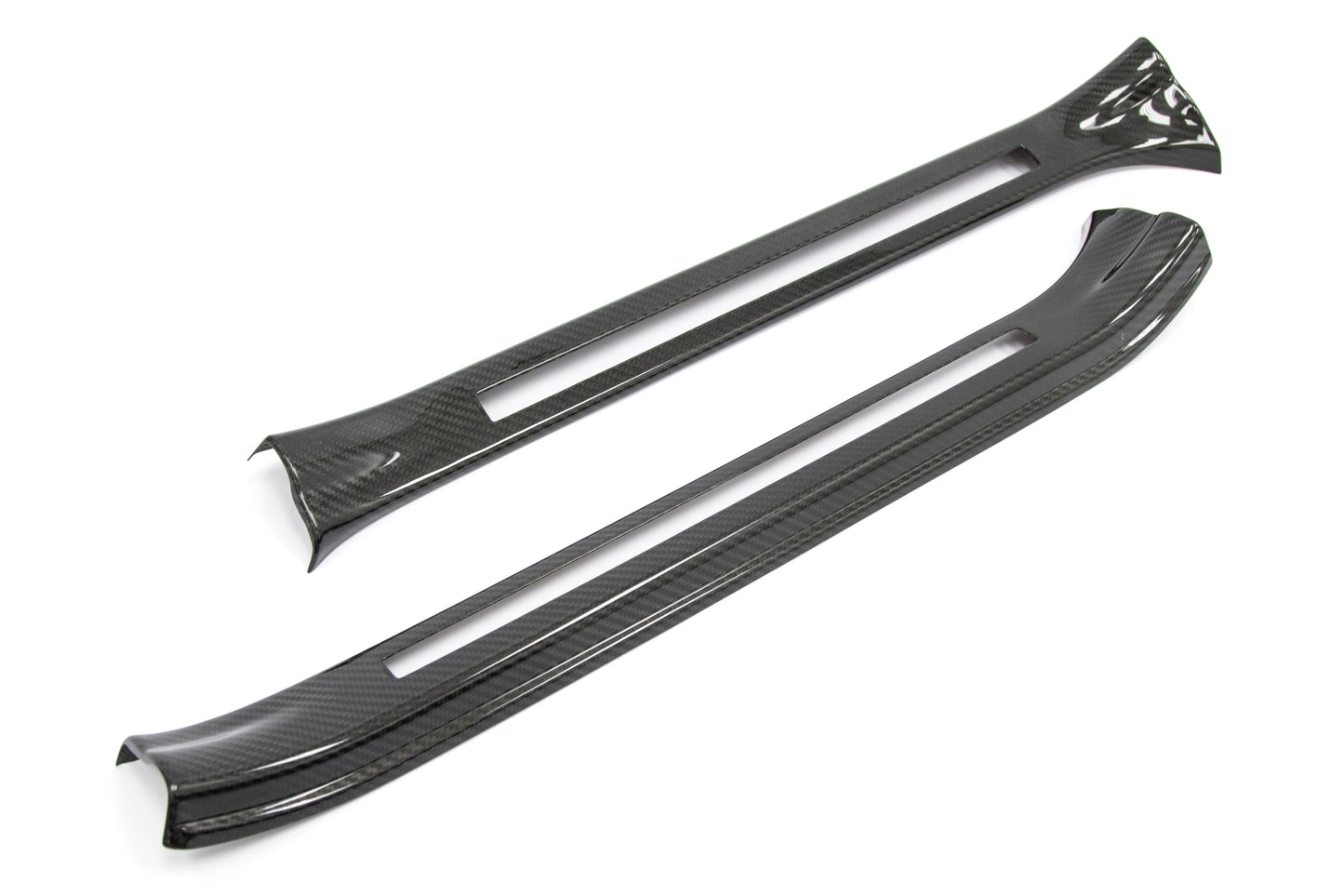 OLM LE Dry Carbon Fiber Door Sill Covers - 2015-2021 Subaru STI