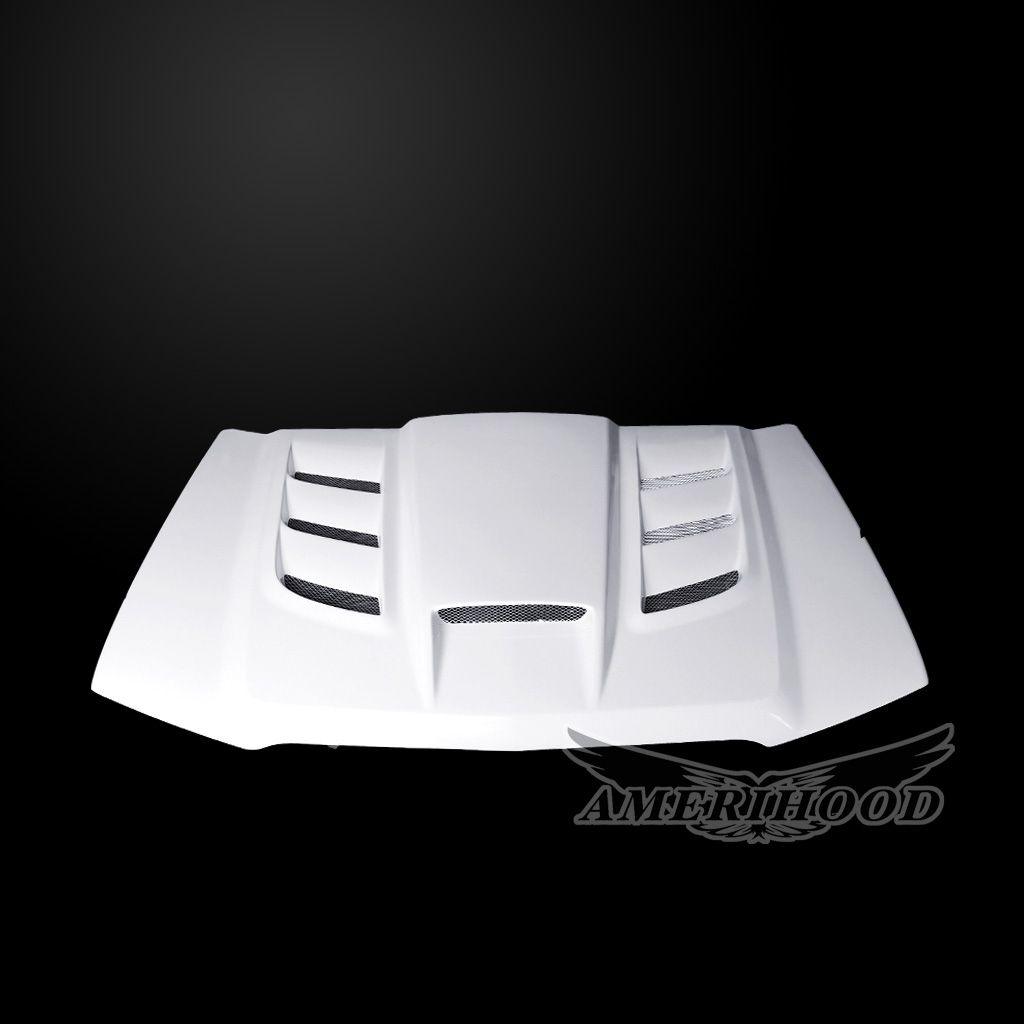 AmeriHood - Chevrolet Silverado 2500HD 2003-2004 VIP Style Functional Heat Extractor Ram Air Hood
