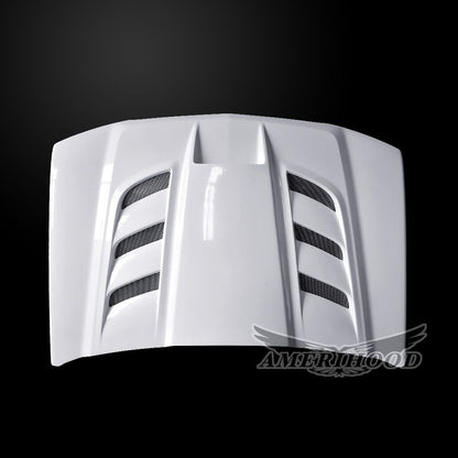 AmeriHood - Chevrolet Silverado 1500 2003-2005 VIP Style Functional Heat Extractor Ram Air Hood