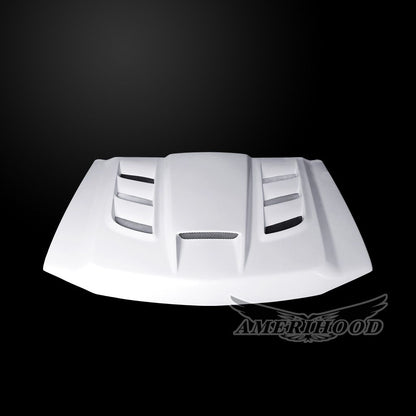 AmeriHood - Chevrolet Silverado 3500 2005-2007 VIP Style Functional Heat Extractor Ram Air Hood