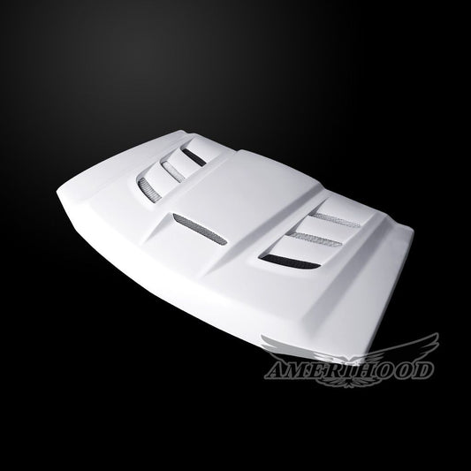 AmeriHood - Chevrolet Silverado 3500 2005-2007 VIP Style Functional Heat Extractor Ram Air Hood