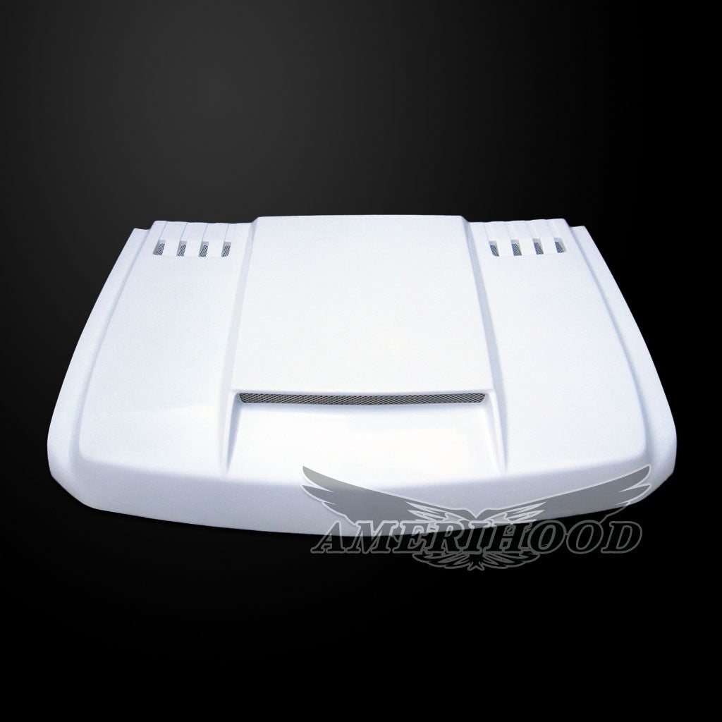 AmeriHood - Chevrolet Silverado 1500 Model 2007-2013 RS Style Functional Heat Extraction Hood