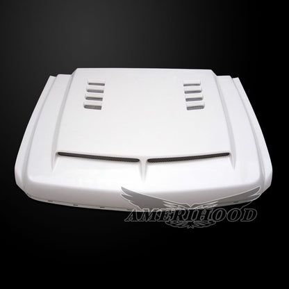 AmeriHood - Chevrolet Silverado 2500HD 2007-2010 Type-E Style Functional Heat Extractor Ram Air Hood