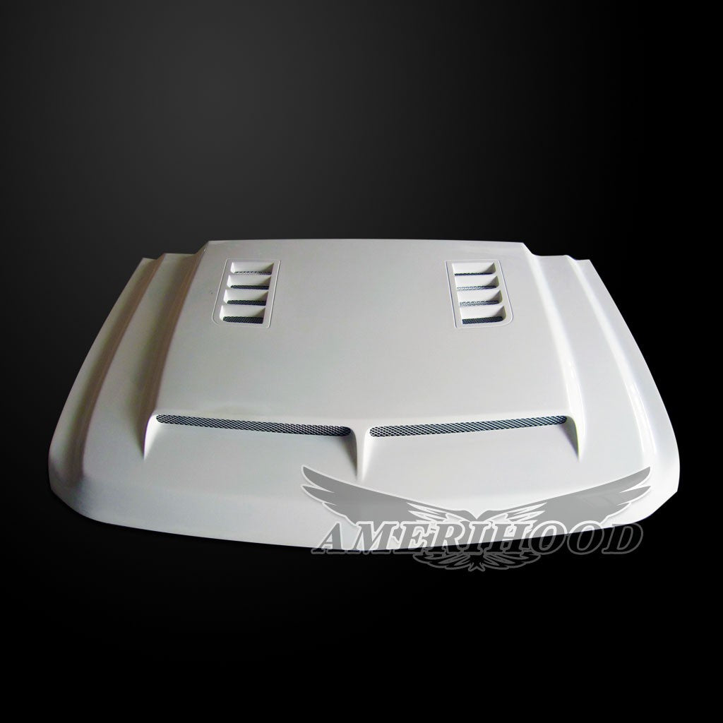 AmeriHood - Chevrolet Silverado 1500 Model 2007-2013 E Style Functional Heat Extraction Hood