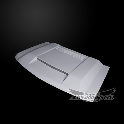 AmeriHood - Chevrolet Silverado 1500 2014-2015 BFT Style Functional Ram Air Hood