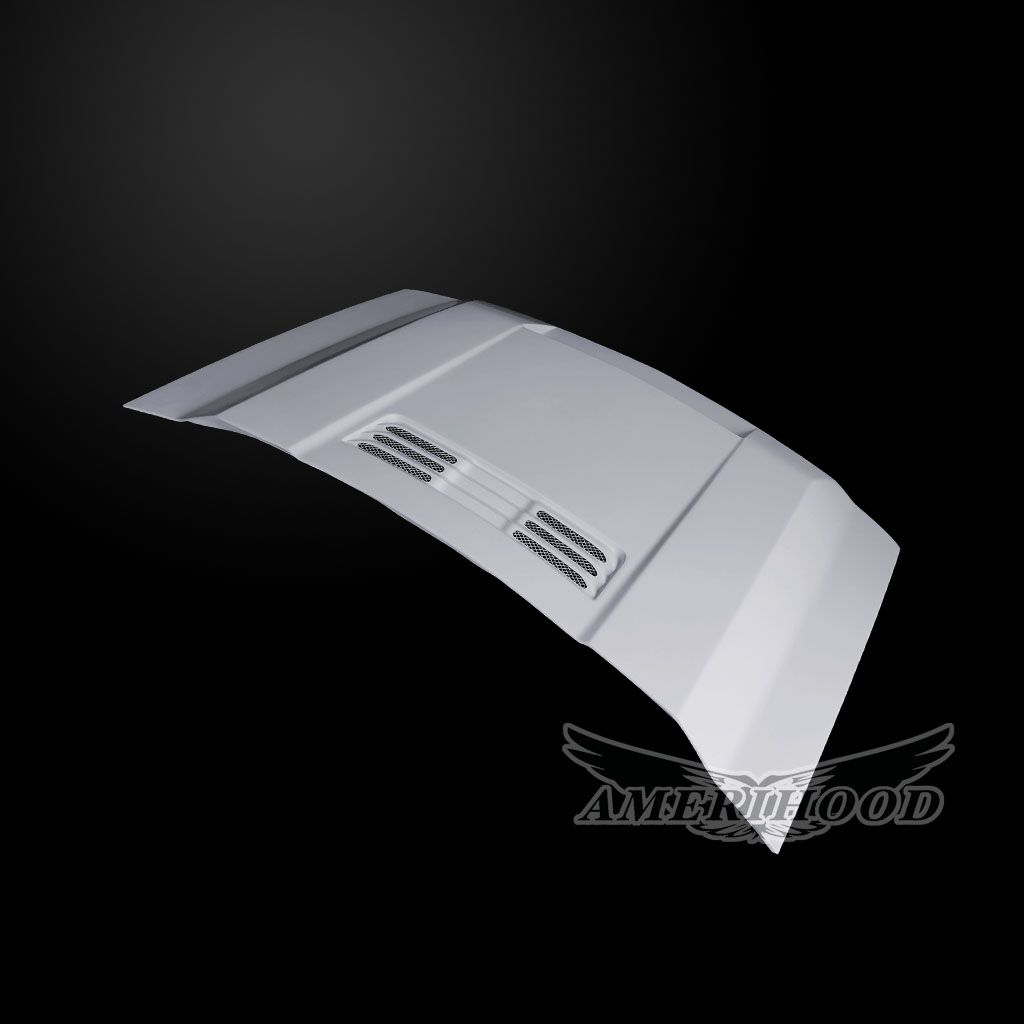 AmeriHood - Chevrolet Silverado 1500 2014-2015 BFT Style Functional Ram Air Hood