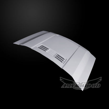 AmeriHood - Chevrolet Silverado 1500 2014-2015 BFT Style Functional Ram Air Hood