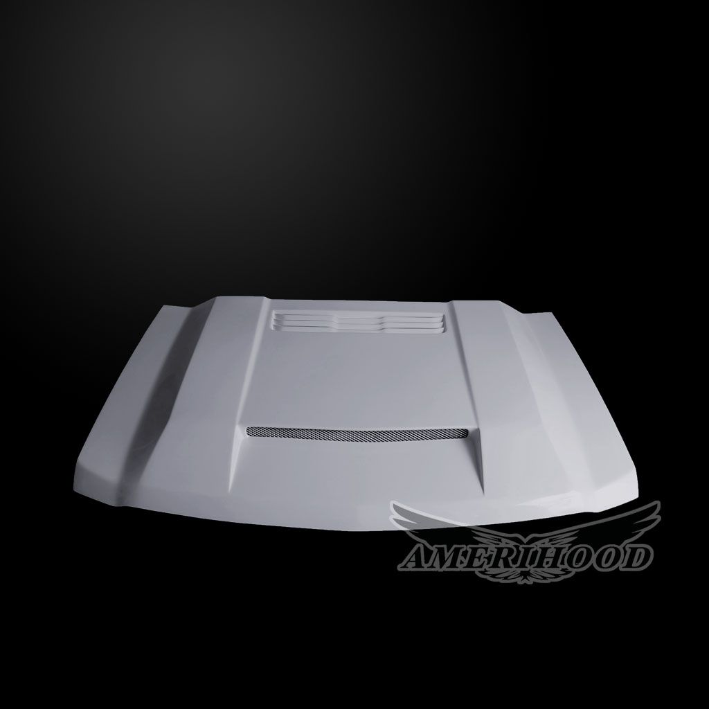 AmeriHood - Chevrolet Silverado 1500 2014-2015 BFT Style Functional Ram Air Hood