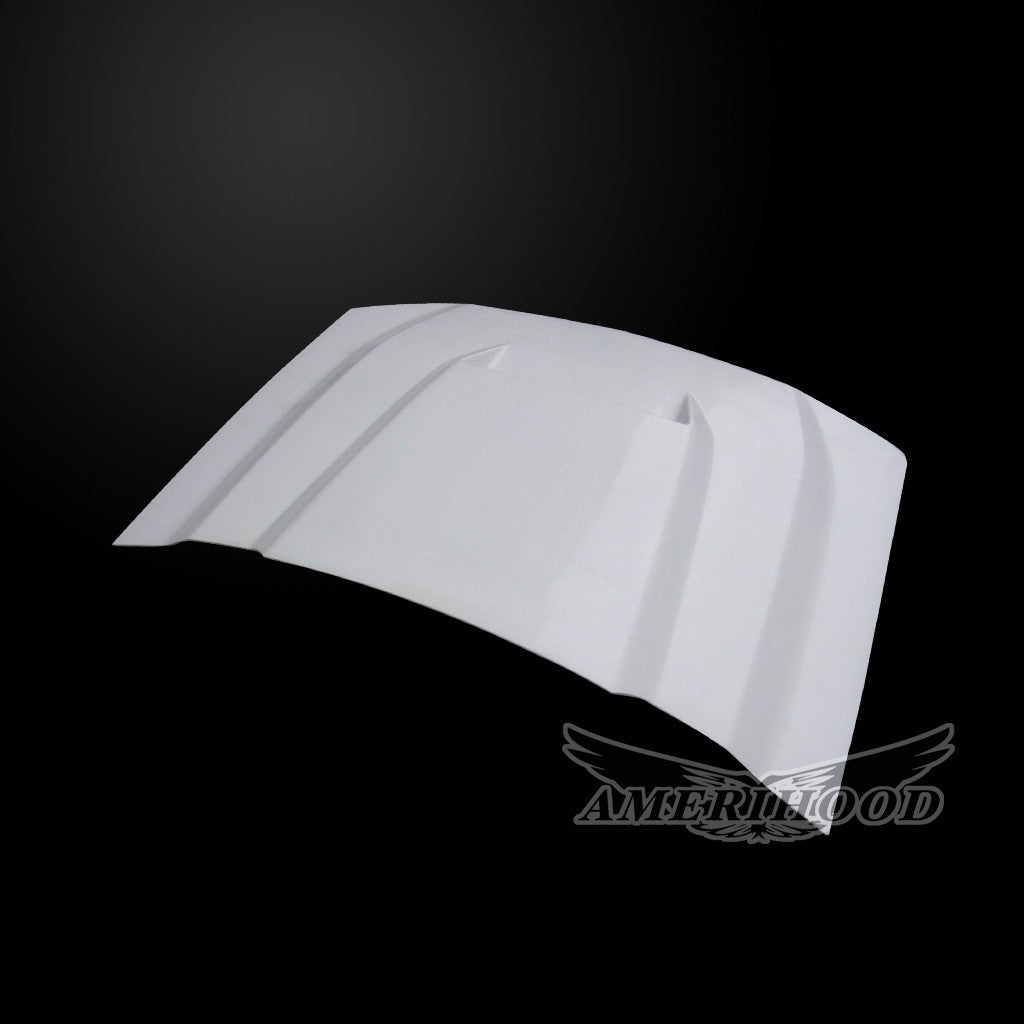 AmeriHood - Chevrolet Silverado 1500 Model 2016-2018 RKS Style Functional Heat Extraction Hood