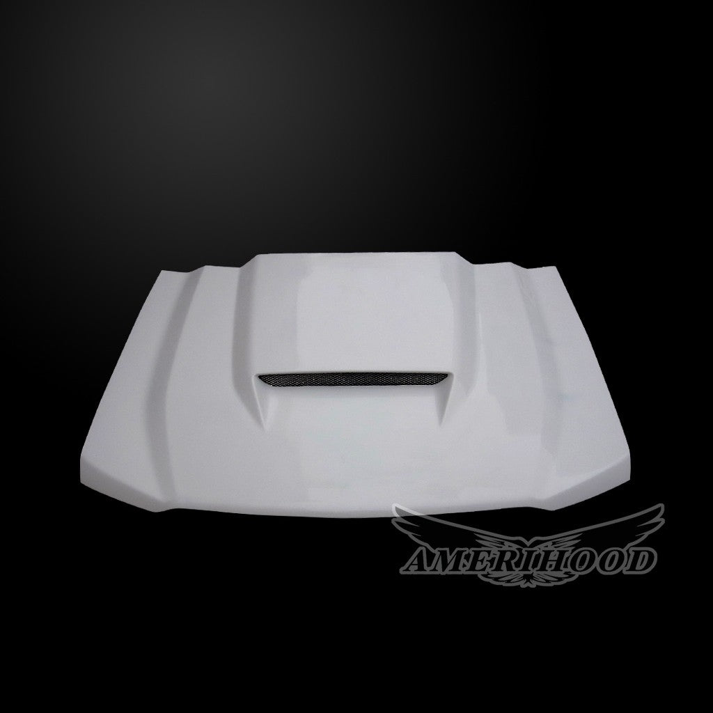 AmeriHood - Chevrolet Silverado 1500 Model 2016-2018 RKS Style Functional Heat Extraction Hood