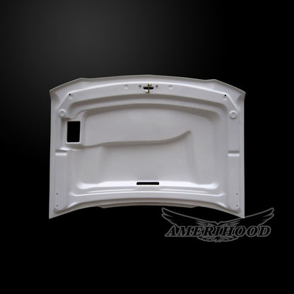 AmeriHood - Chevrolet Silverado 1500 Model 2016-2018 RKS Style Functional Heat Extraction Hood
