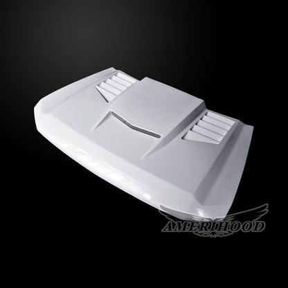 AmeriHood - Chevrolet Silverado 2500HD 2020-2025 VIP Style Functional Heat Extractor Ram Air Hood (Vehicle Registration Card Required)