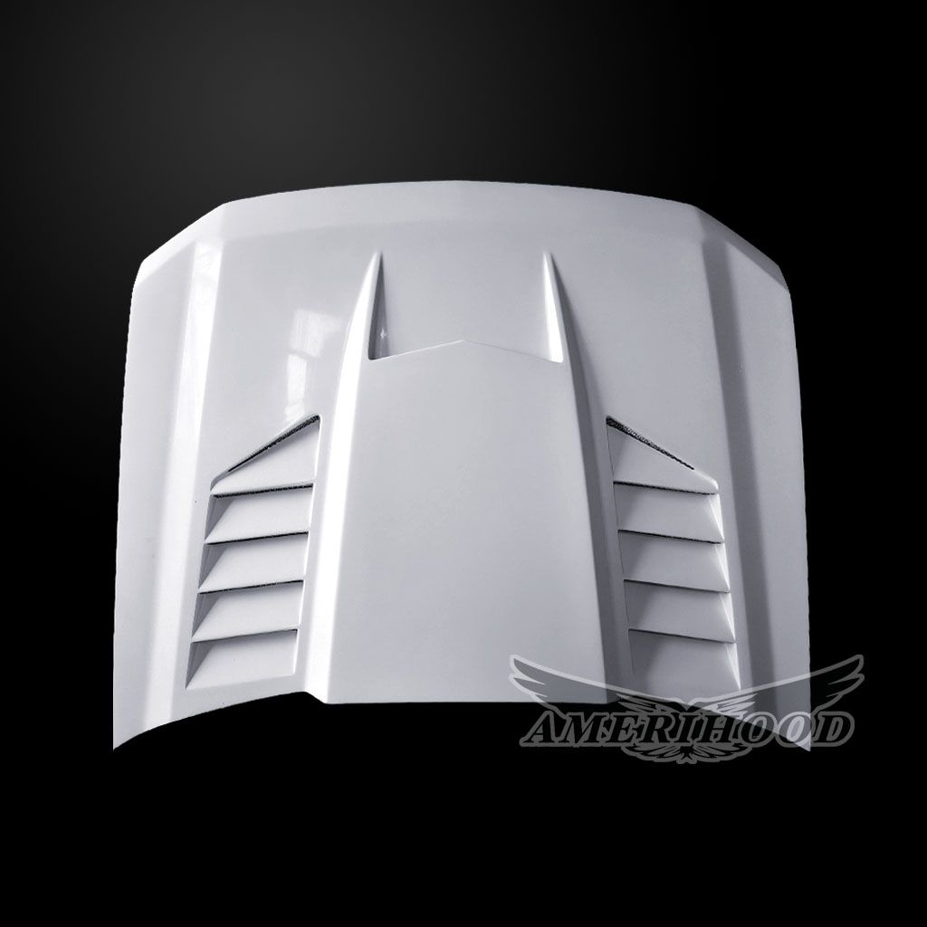 AmeriHood - Chevrolet Silverado 3500HD 2020-2025 VIP Style Functional Heat Extractor Ram Air Hood (Vehicle Registration Card Required)