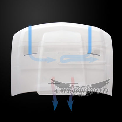 AmeriHood - Chevrolet Tahoe Model 2007-2014 CWL Style Functional Heat Extraction Hood