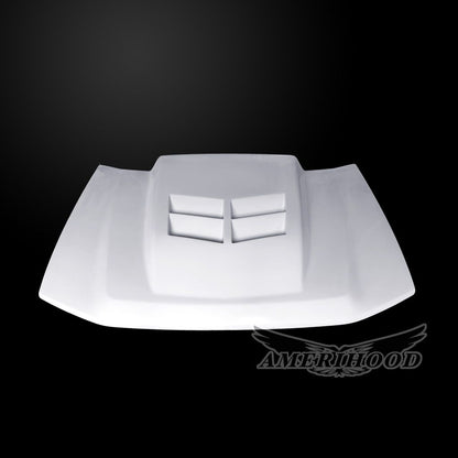 AmeriHood - Chevrolet Trailblazer 2002-2009 Type-CWL Style Functional Heat Extractor Hood
