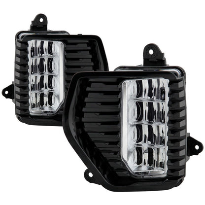 Spyder GMC Sierra 1500 Denali Only 19-20 (Not for 2500/3500) OEM Style Full LED Fog w/ Switch- Clear 5087010
