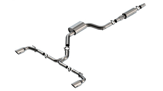 Borla 22-23 Volkswagen Golf GTI 2.0L AT/MT 3inch S-Type Cat-Back Exhaust - 4in Brushed SS Tips 140883SB