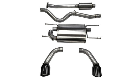 Corsa Performance 12-14 Scion FRS / Subaru BRZ Black Tip Sport Cat-Back Exhaust