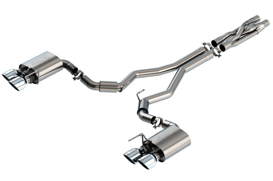 Borla 2020 Ford GT500 5.2L AT 3in ATAK CatBack Exhaust w/ Chrome Tips 140837