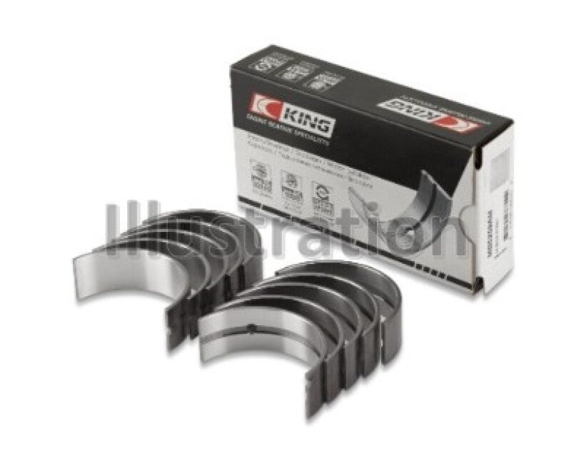 King Engine Bearings Nissan QR25DE DOHC 16 Valves Main Bearing Set - Size STD