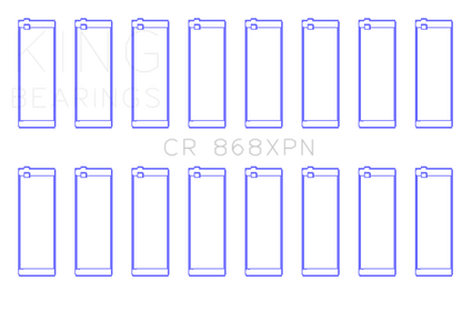 King Engine Bearings Ford Prod V8 4.6L/5.4L Performance Rod Bearing Set - Size STD