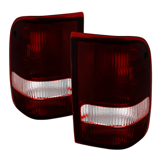 SPYDER Xtune Ford Ranger 93-97 OE Style Tail Lights Red Smoked ALT-JH-FR93-OE-RSM 9030574