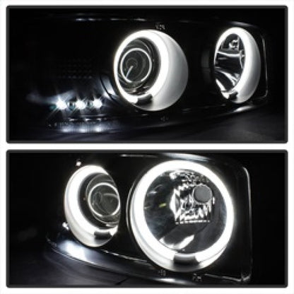 Spyder GMC Sierra 1500/2500 99-06 Projector Headlights CCFL Halo LED Blk Smke PRO-YD-CDE00-CCFL-BSM 5078704