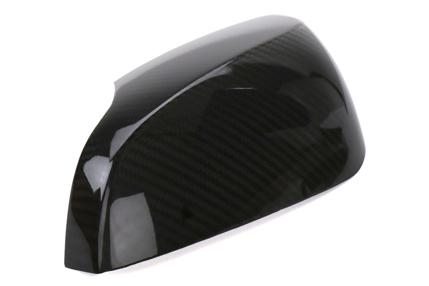 OLM Dry Carbon Fiber Mirror Covers (with Turn Signal Hole) - Gloss Carbon Fiber - 2015-2021 Subaru WRX / STI (With Turn Signal Holes)