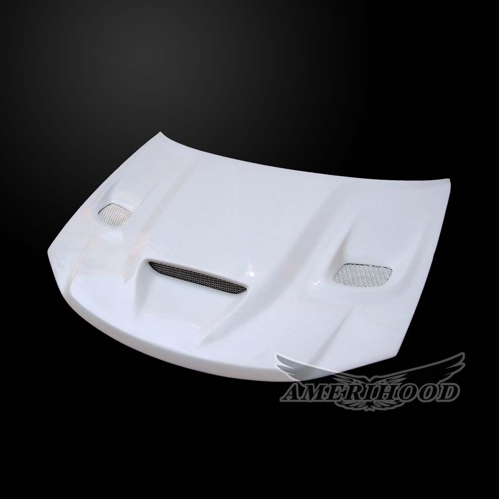 AmeriHood - Dodge Avenger 2008-2014 Type-HC Style Functional Heat Extractor Ram Air Hood