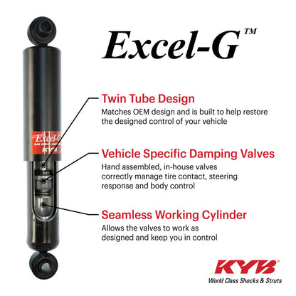 KYB Shocks & Struts Excel-G Rear INFINITI G35 (RWD) 2003-06 NISSAN 350Z 2003-05