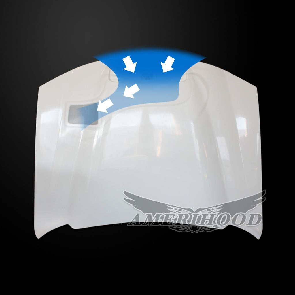 AmeriHood - Dodge Charger Model 2006-2010 BigBoss Style Functional Heat Extraction Hood