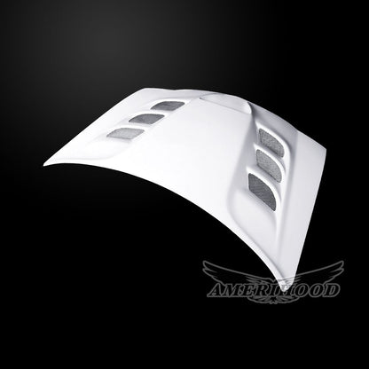 AmeriHood - Dodge Charger 2006-2010 VIP Style Functional Heat Extractor Ram Air Hood